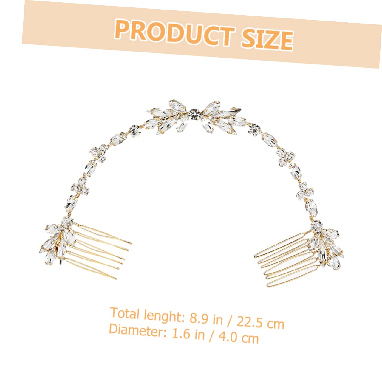 MAGICLULU 5st Braut Hochzeit Kamm Braut Kopfschmuck Haarkämme Für Die Hochzeit Haarspangen Für Damen Accessoires Für Haare Brauthaarteil Tiara Modellieren Brautjungfer Zinklegierung Zubehör