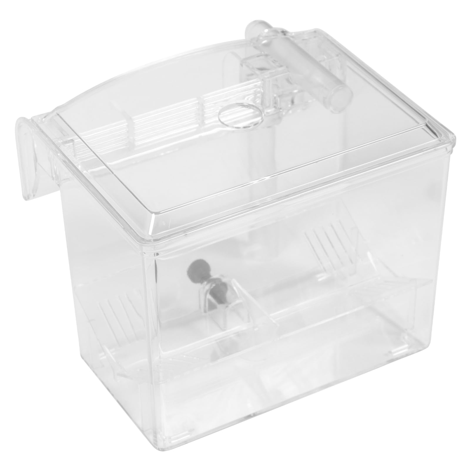 Abaodam 1 Pieza Caja de Aislamiento para Cría de Peces Caja de Cría Externa Colgante para Acuarios Fabricada Duradero con Ventilación y Observación del Proceso de Eclosión para Aislar