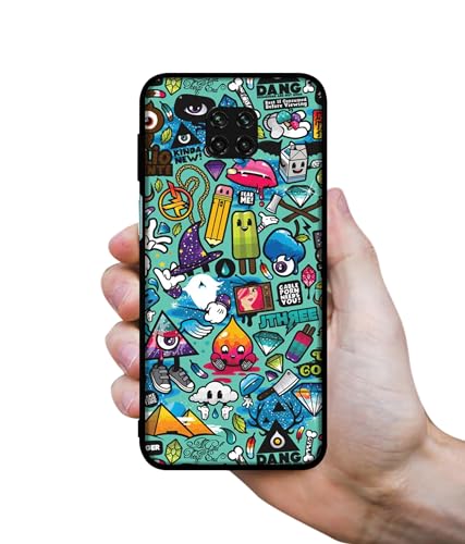 Image of Crazy Design Premium 2D Printed Metal Back Case Cover for Mi Redmi Note 9 Pro /Note 9 Pro Max /Poco M2 Pro