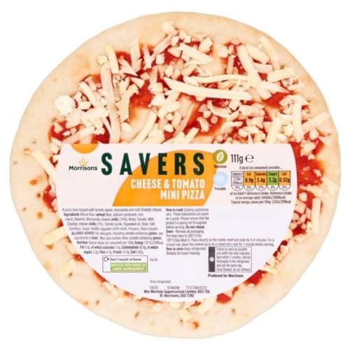 Savers Mini Cheese & Tomato Pizza, 111g