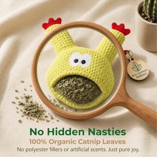 Juguetes de peluche con catnip para gatos de interior 6
