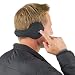180s Mens & Womens Unisex Bluetooth Ear Warmer, Black 3rd generation