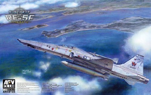 RF 5E Tigereye AFV Club 1:48 boîte de construction maquette plastique avion