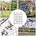 Climbing Cargo Net - Outdoor Play Toys Portable Rainbow Climbing Rope Net, Webbing Ladder Heavy Duty Obstacle 57 x 72.8 Inch | Cargo Fitness p