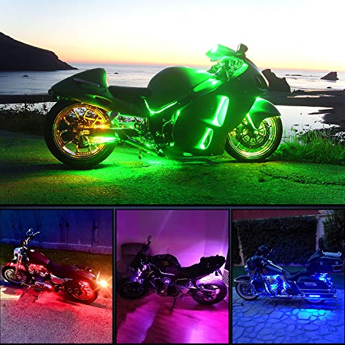Nilight TL-42 8Pcs Motorcycle Rgb Led Light Kit Waterproof Multi-Color Atmosphere Lights Lamp thumb #7