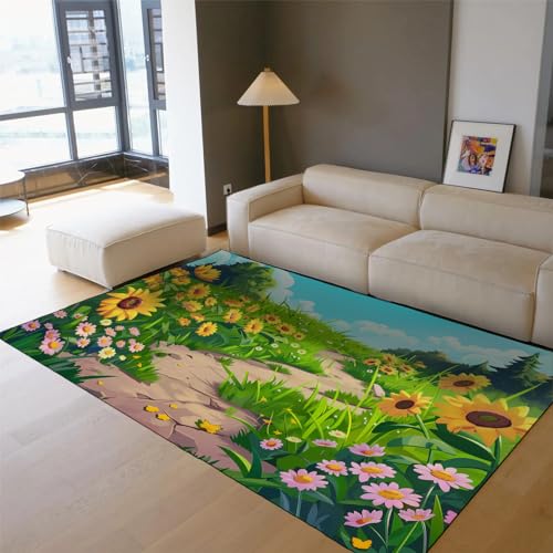 Tapis pour chambre d’enfant lavable 60x120cm et antidérapant