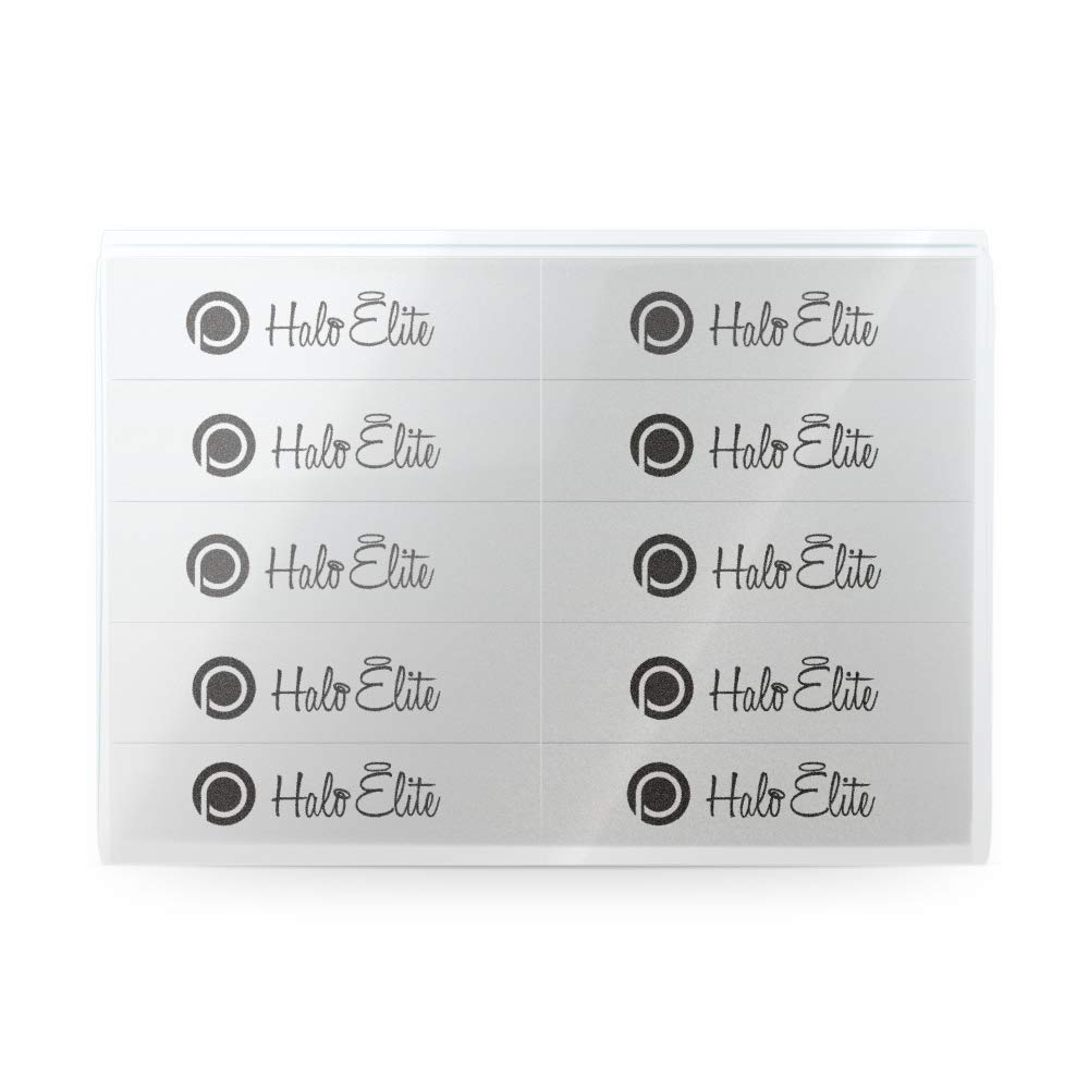 Pure Nails Halo Elite White Buffer Blocks 120/120 Grit (Pack of 10)