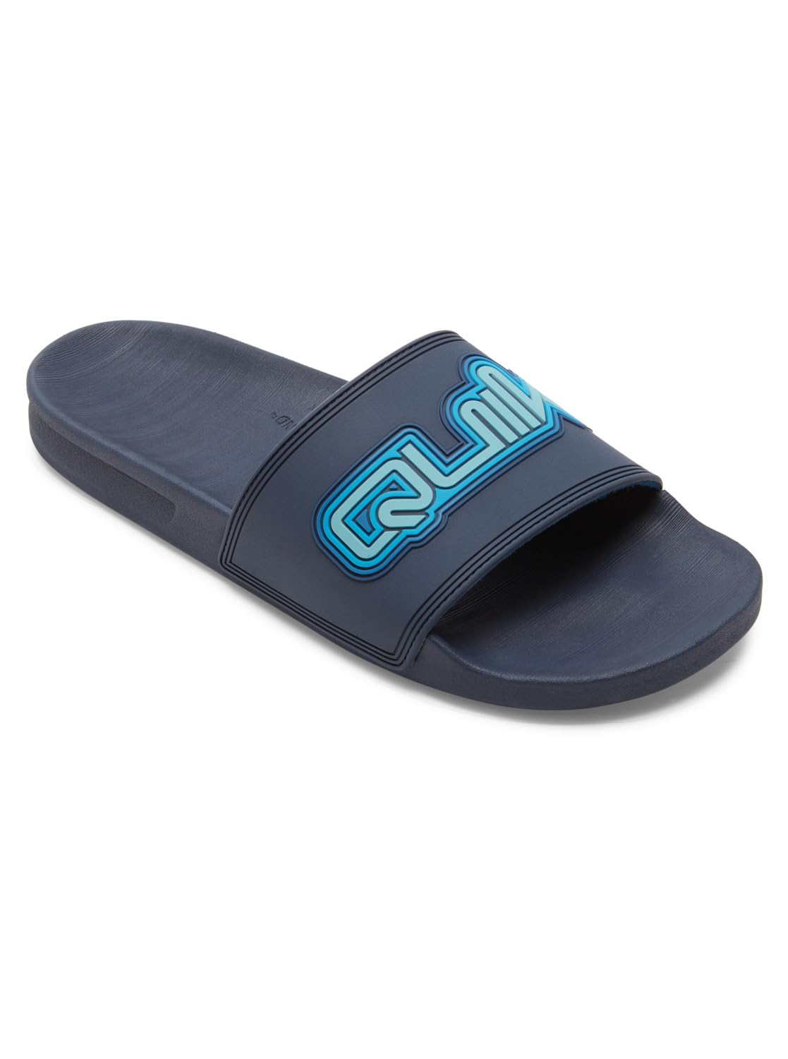 Quiksilver Rivi Wordmark Slide II, Sandalia Hombre