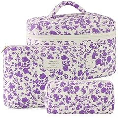 MJ 3PCS Purple Floral
