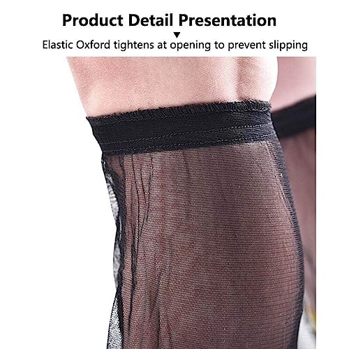 Mesh Jambe Protector Mosquito Foot Net Anti-Mosquito Foot Net Sock Socks Garg Protector Outdoor Survival Camping Equipment Travel Mosquito Net 1 Paire – Image 6