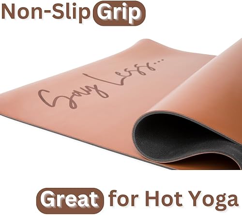 Miniatura 4 de Tapete de yoga grueso de alta calidad para mujeres, hombres y niños, tapete de yoga antideslizante, ideal para estiramientos de yoga calientes y