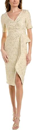 AIDAN MATTOX Womens Sheer Spaghetti Strap Square Neck Below The Knee Party Fit + Flare Dress