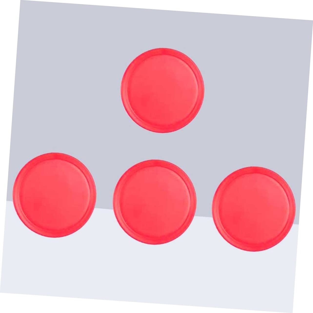 Abaodam 8Pcs Red Air Hockey Replacement Paddles for Game Tables for Hockey Games Ergonomic Design for Enhanced Play Experience