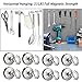 Elefama 100LB Magnetic Hooks Heavy Duty for Hanging BBQ Grill Utensils Tools Coat Wreaths Outdoor Strong Neodymium Rare Earth Magnets Hook Hangers for Refrigerator Locker Cruise Cabins