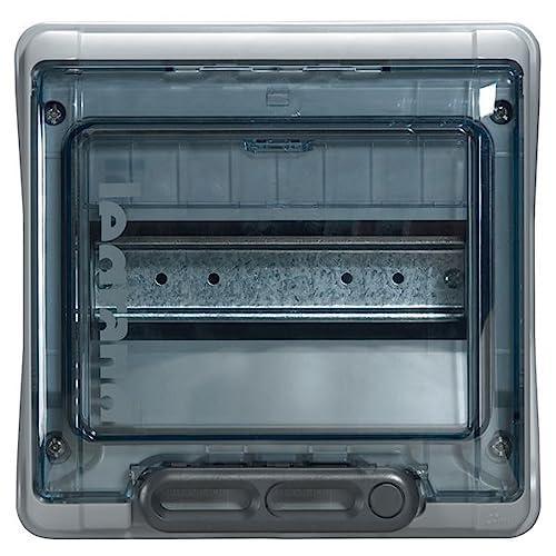 Legrand 601978 Répartiteur 1 ligne pour 8 unités à monter en saillie conforme aux normes IP65 et IK09 220 x 200 x 115,6 mm