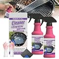 Fast-Acting Heavy Duty Grill Degreaser Spray, Bbq Grill Cleaner,Grill Cleaner For Outdoor Grills, All Purpose Heavy Duty Cleaner for Burnt Food & Grease