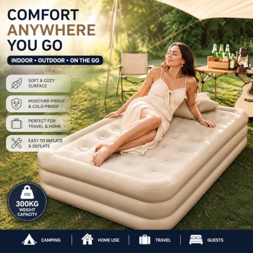 Nodirz Inflatable Air Bed 6.20 x 3.15 x 1.5 ft - Image 7