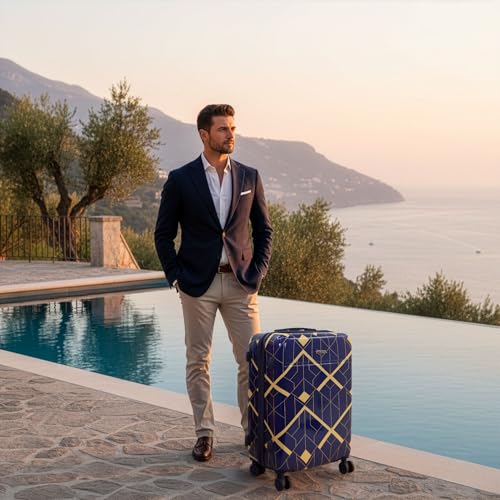 Image of Spider Trolley Single Small Trolley Bag | Polycarbonate Hardshell | Large Polycarbonate Hardshell, Lightweight Expandable, 360 Rotatable Wheels, TSA Type Lock