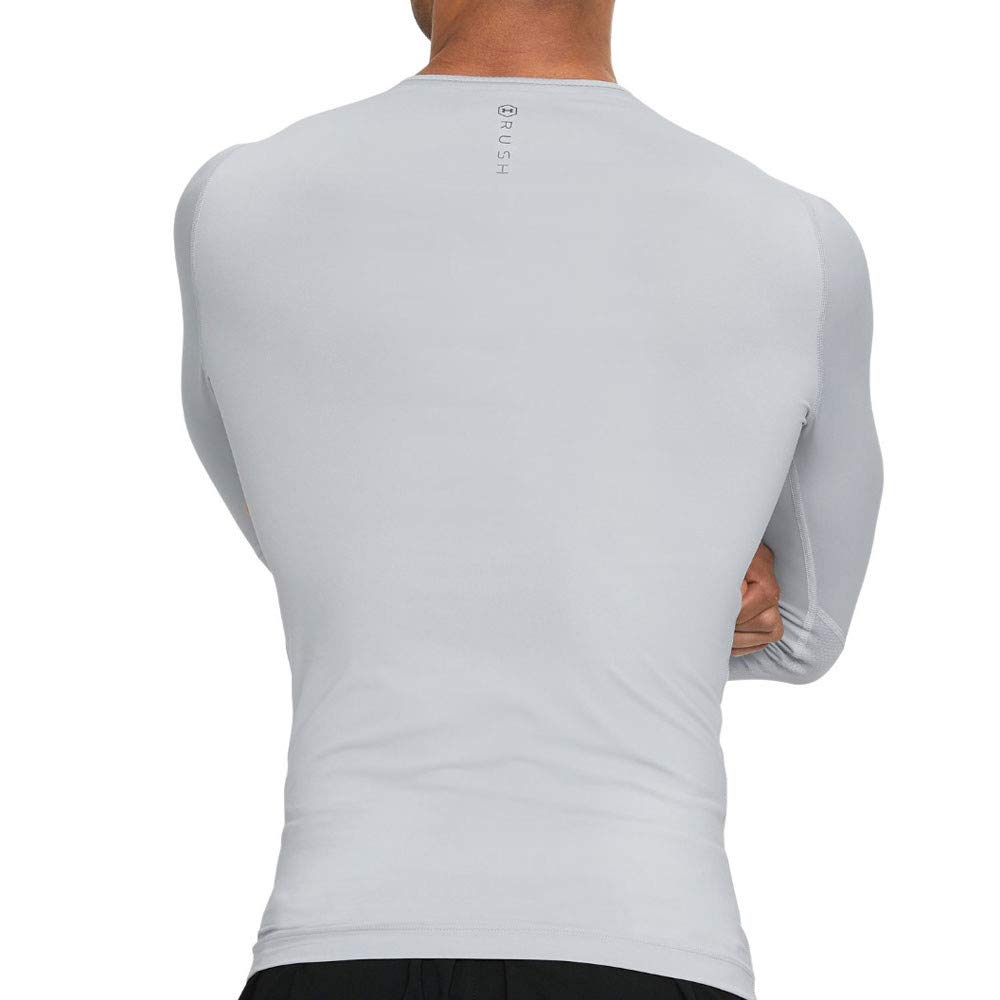 Under Armour Hommes UA Rush T-shirt de compression, léger T-shirt manches longues avec technologie Rush, long T-shirt de sport à la coupe compression