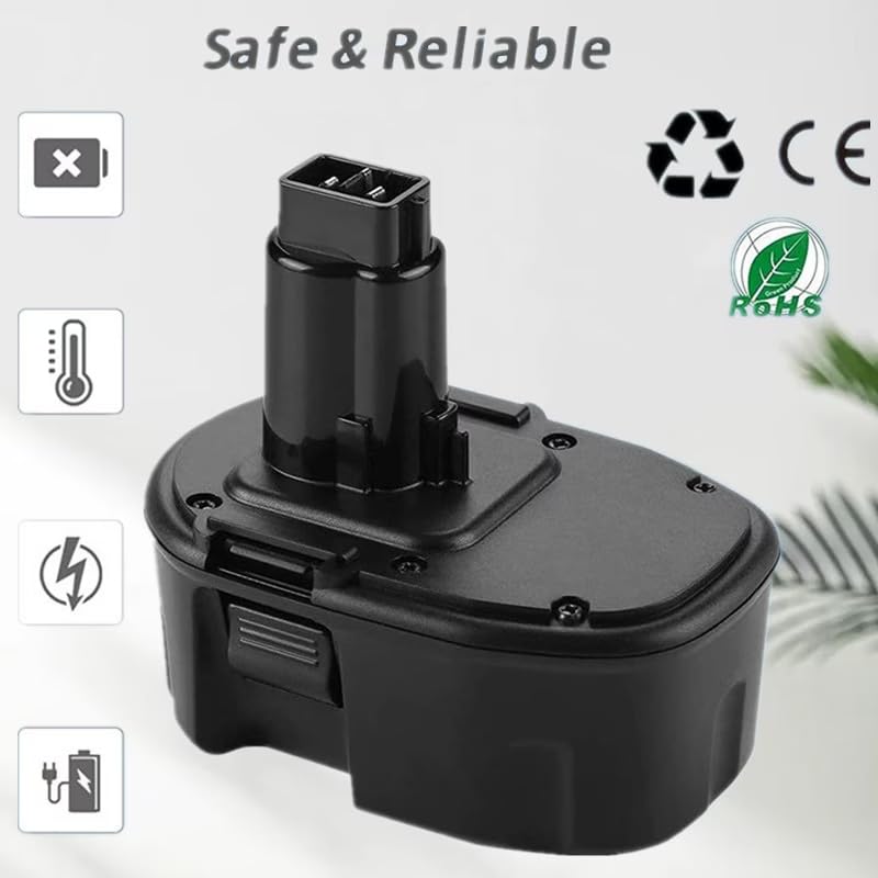 DASNITE 4.8Ah Replacement Battery For DeWalt 14.4V - Compatible With DW9091, DW9094, DE9038 Cordless Tools