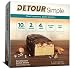 Detour Simple Whey Protein Bar, Dark Chocolate Sea Salt Almond, 1.1 Ounce, 9 Count