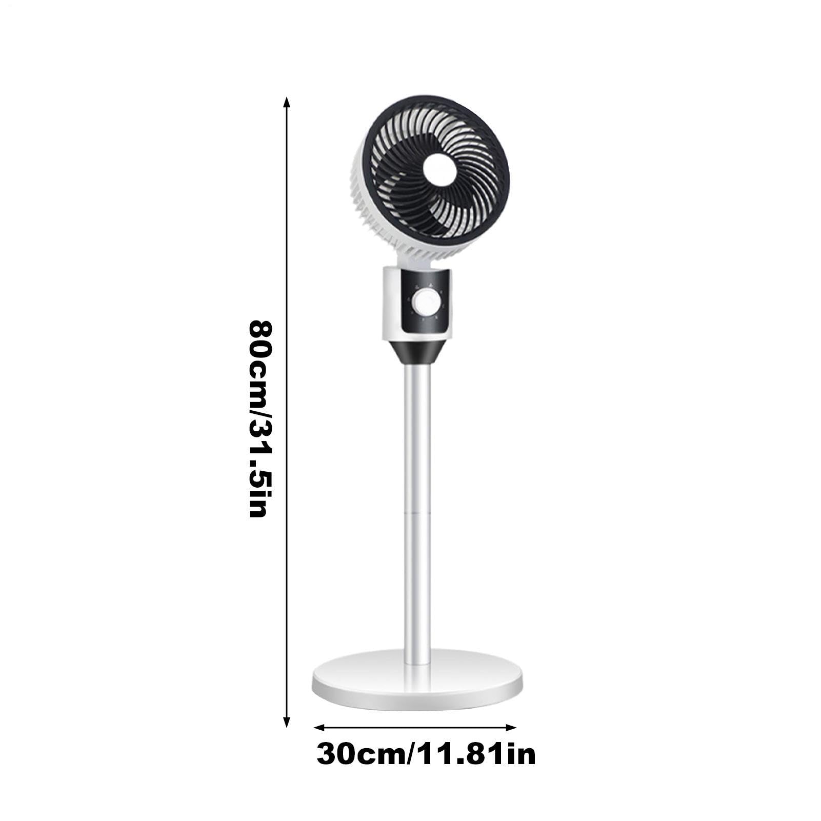 Generico Ventilatore Oscillante Velocità regolabili | Ventilatore Circolante per Casa Per Proprietari, Affittuari, Ufficio Domestico, Dormitori, Camera da , Studio, Officina,