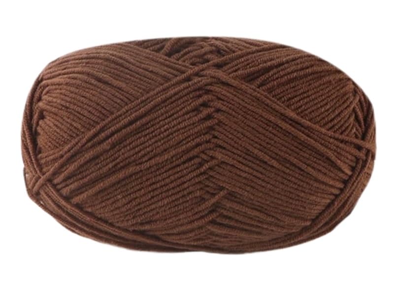 Fil coton au lait peigné premium douceur de soie crochet et tricot 50g