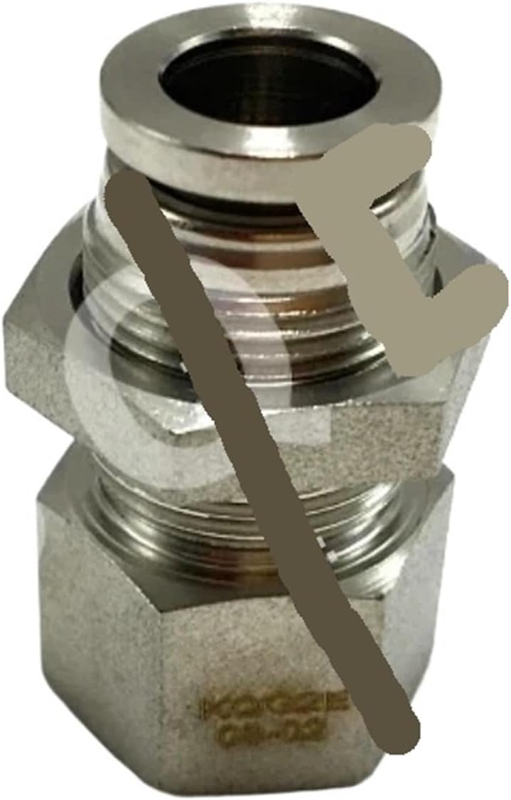 1pcs KQG2E04,KQG2E06,KQG2E08,KQG2E10,KQG2E12,KQG2E16-01,02,03,04,FSQD type Straight joint with internal thread(KQG2E10-01)