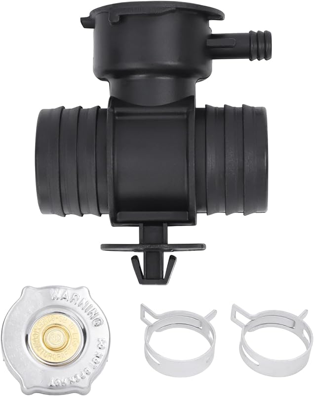 Pescoço de abastecimento do radiador GZZTORES 52029195AK – Kit com tampa e 2 abraçadeiras