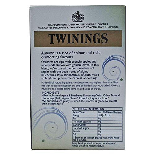 Image of Twinings Blueberry & Apple Tea, 40 g