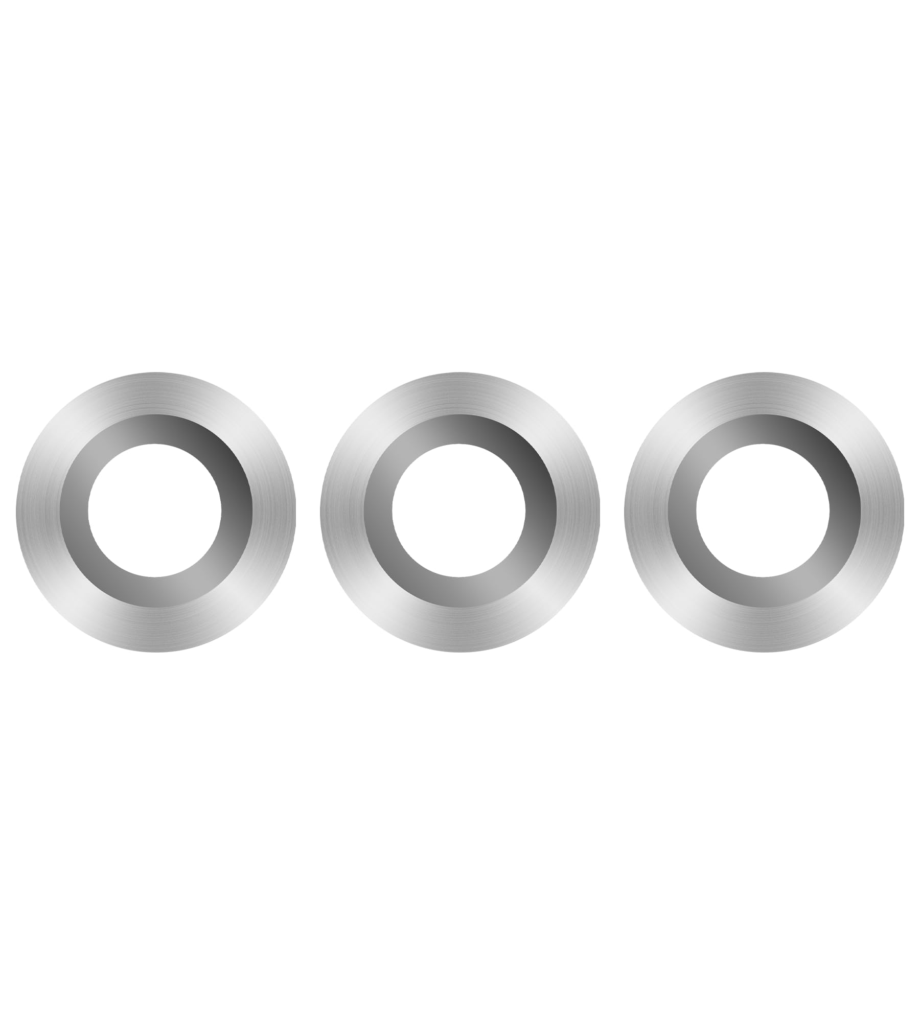 Ci0 16mm Diám. Redondo Insertos de carburo Cortadores Cuchillo para herramientas de torneado de madera, paquete de 10