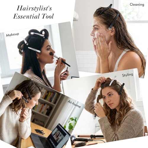 12 Piezas Pinzas Profesionales para Sección de Cabello miniatura 6