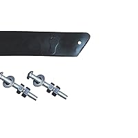 Vista 3 de Reposapiés de repuesto ajustable para cochecito de bebé, 14.6 in