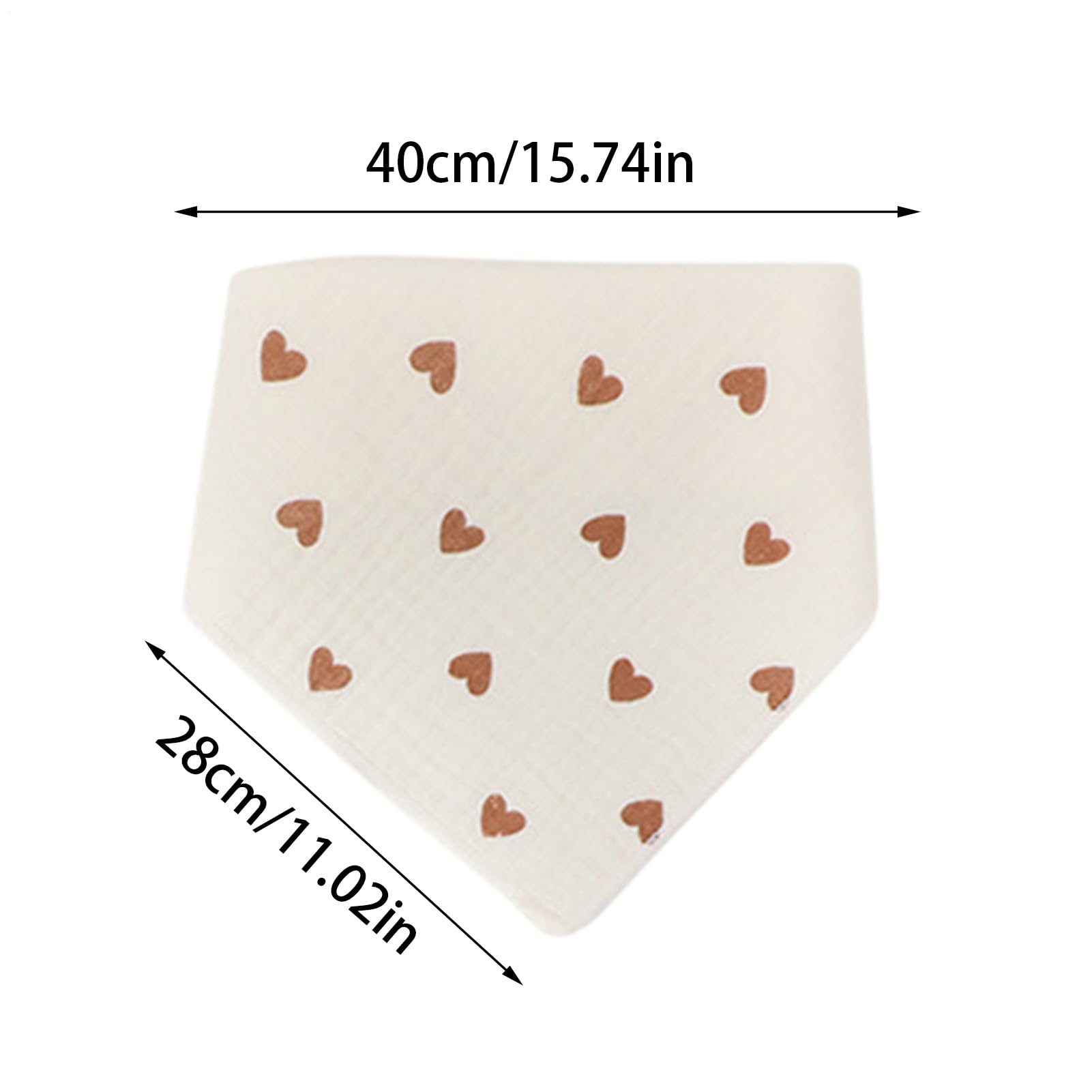 Bibs for Drooling and Teething, 6-Piece Soft Absorbent Burp Towels, Adjustable Newborns Feeding Cloths