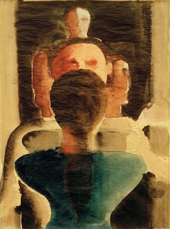 Affiches Oskar Schlemmer pour décorer un grand mur vide toile 60x90
