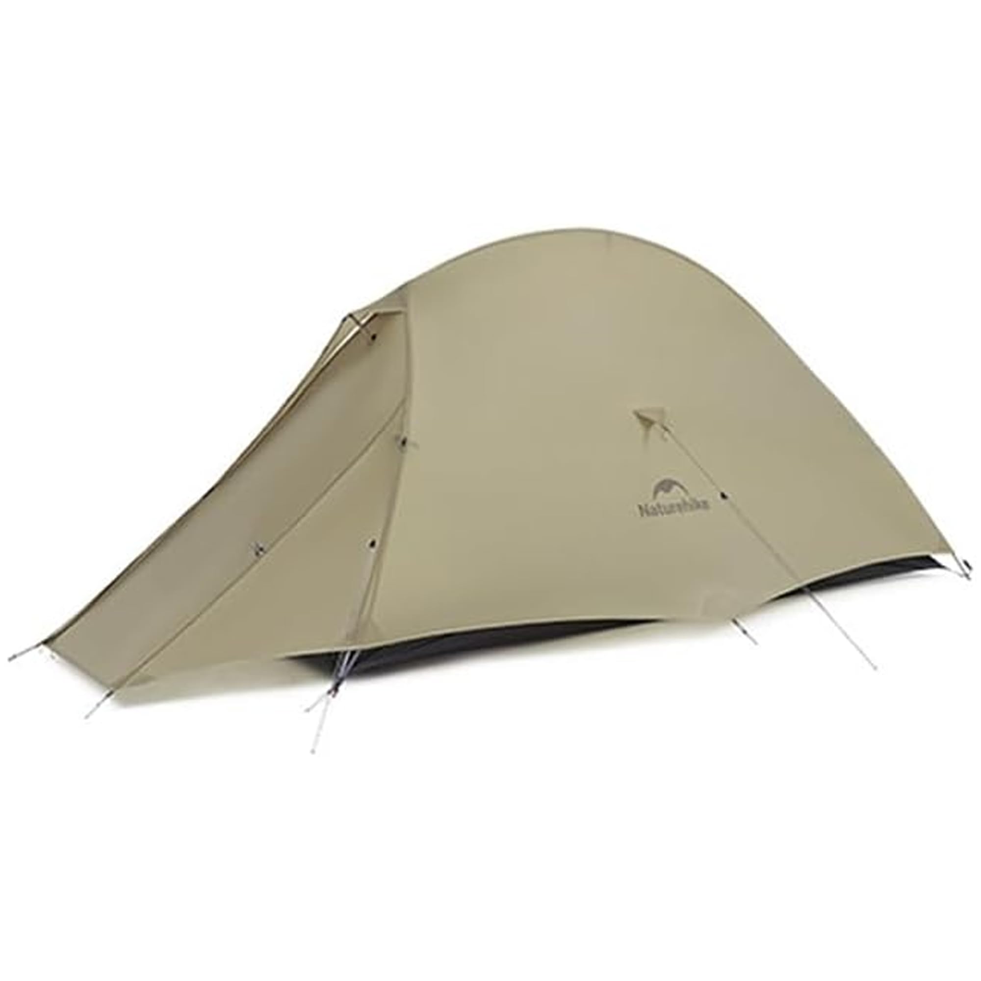 Naturehike Cloud up Pro Tent,2024 Upgrade Ultralight Tents,1.2kg/2.64lbs(All accessories included),Double 1 Person Tent,for cycle camping,Backpacking,Hiking,Self-standing, Construction (khaki-single)