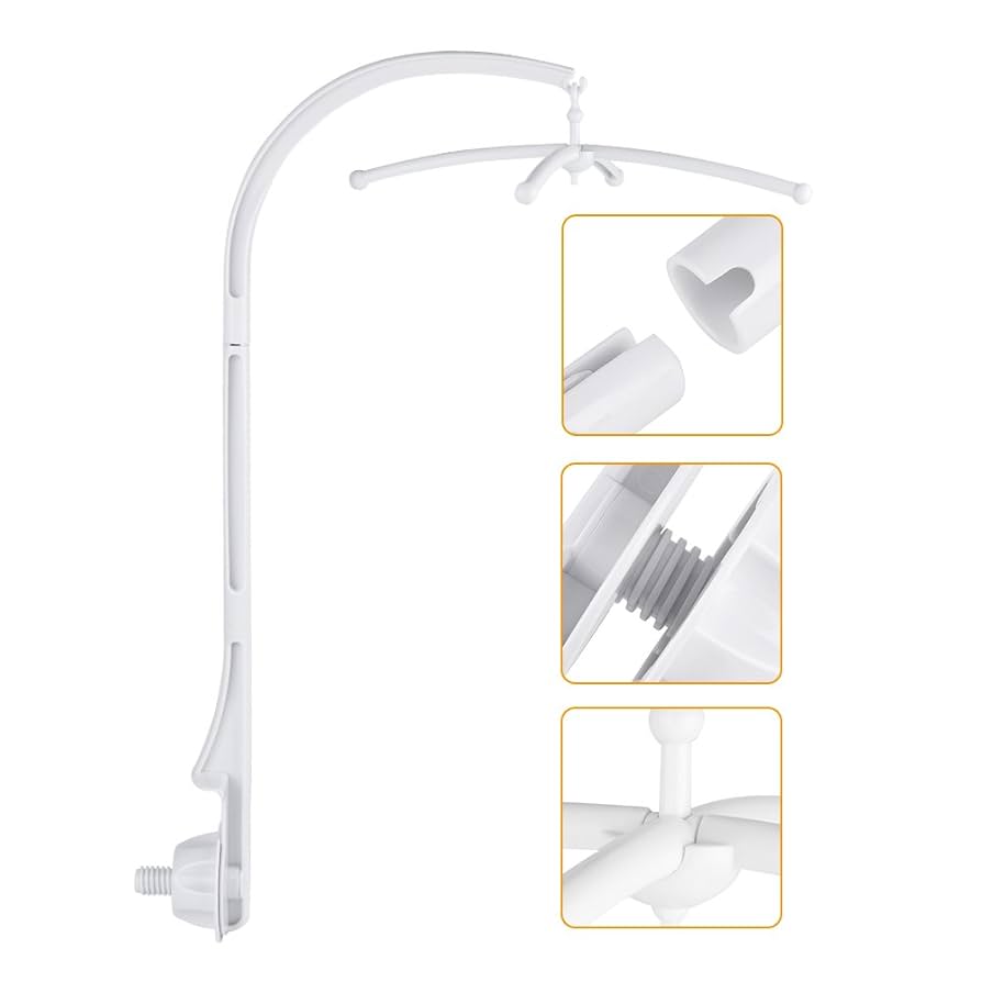 Bopoobo Baby Wooden Bed Bell Holder - Crib Hanging Rattles