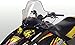 PowerMadd 13040 Cobra Windshield for Ski Doo Rev - Tint with black graphics - Tall height