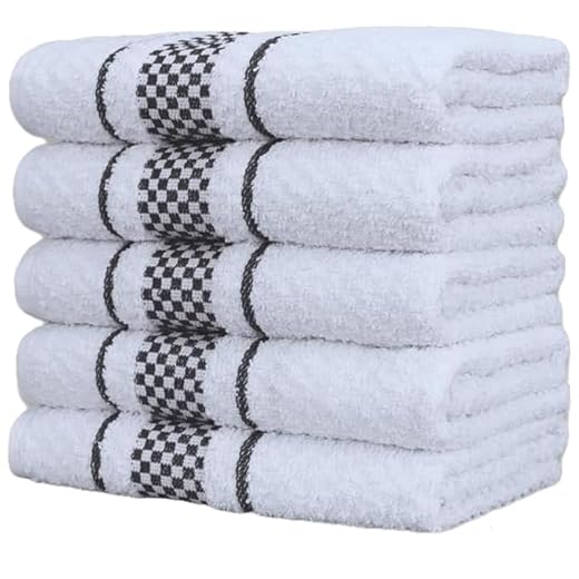 Kit 05 Panos de Prato Atoalhados 100% Algodão - Gourmet, Felpudos, Premium, Toalhas de Pia e Cozinha (preto)