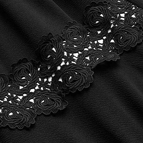 Image of HOMEYEE Women's Cocktail A-Line Embroidery Casual Party Summer Wedding Guest Dress A079