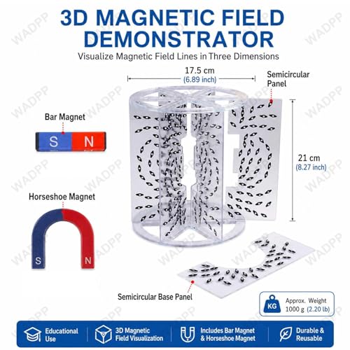 Kit de visualisation des lignes de champ magnétique pour enseignement STEM - 2