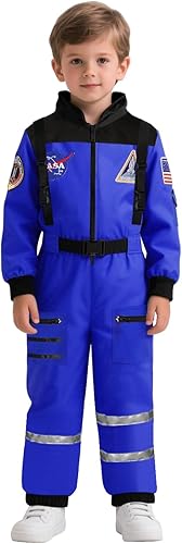 Disfraz de astronauta para niños, overol espacial de la NASA para niños y niñas, disfraz espacial