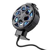 Ventilateur de refroidissement puissant : doté d'un ventilateur robuste de 45 mm, ce radiateur de téléphone portable dissipe efficacement la chaleur, gardant votre smartphone au frais pendant de longs jeux.