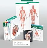 Sobotta Atlas der Anatomie, 3 Bände + Lerntabellen + Poster Collection im Schuber und 6-monatiger Zugang zur Complete Anatomy-App: Allgemeine Anatomie ... (Bd. 2), Kopf, Hals und Neuroanatomie (Bd. 3)