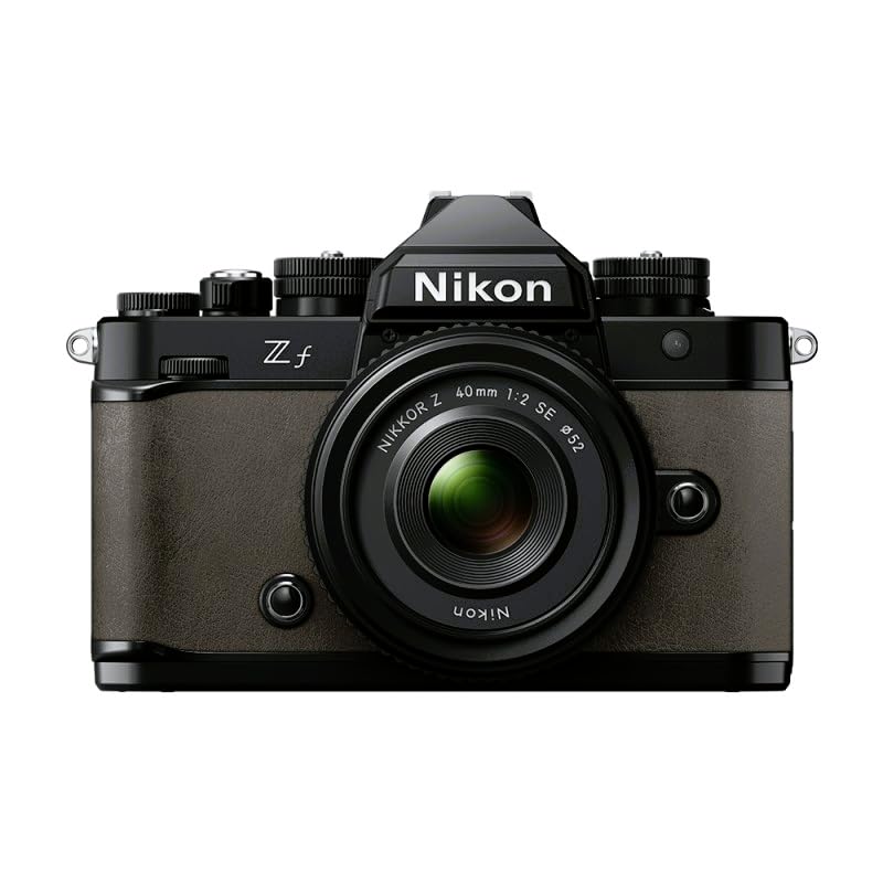 Nikon Z f with Special Edition Prime Lens | Full-Frame Mirrorless Stills/Video Camera with Fast 40mm f/2 Lens (Stone Gray) (Renewed)