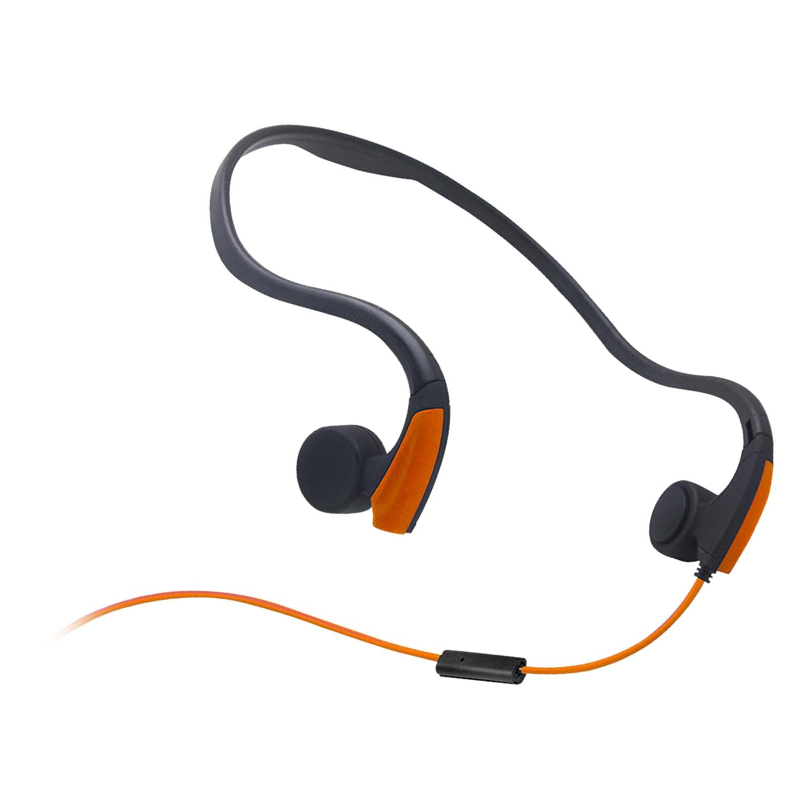 CALANDIS™ Bone Conduction Wired Headset Voice Control for Running Outdoor Sport Orange | Headphones | Portable Audio & Headphones-image-39