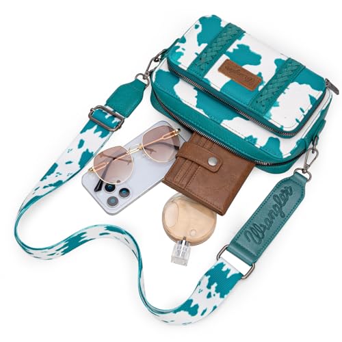 Image of Wrangler Crossbody Bag for Women Western Cowgirl Crossbody Purses with Guitar Strap
