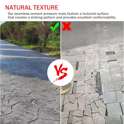 Tapis de béton texturé pour éviter les défauts d'alignement au mur - 6