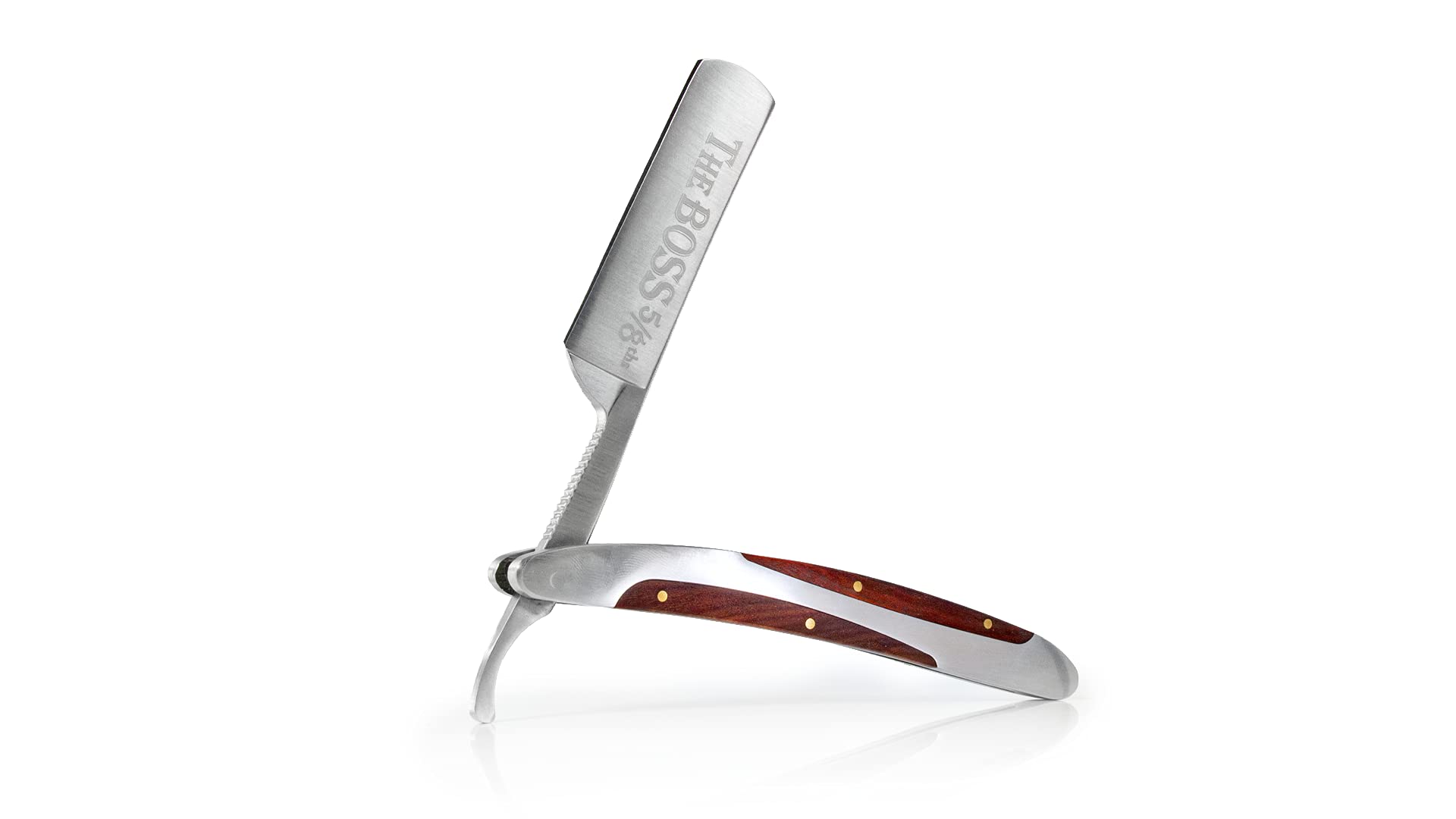 Boss Straight Razor Shave Ready - Concave High Carbon Stainless Steel with 16 Degree Bevel