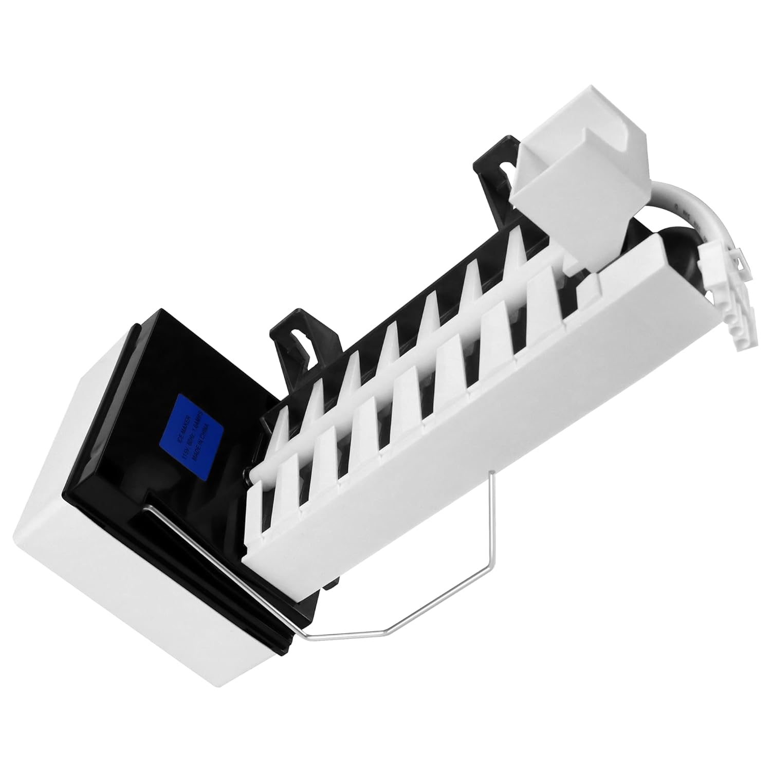 Ice Maker Replacement Kit - Refrigerator Ice Maker Assembly for Side-by-Side and Top-Mount Types - Compatible with Kenmore, GE, Frigidaire (241798231/241798224), and Other Models